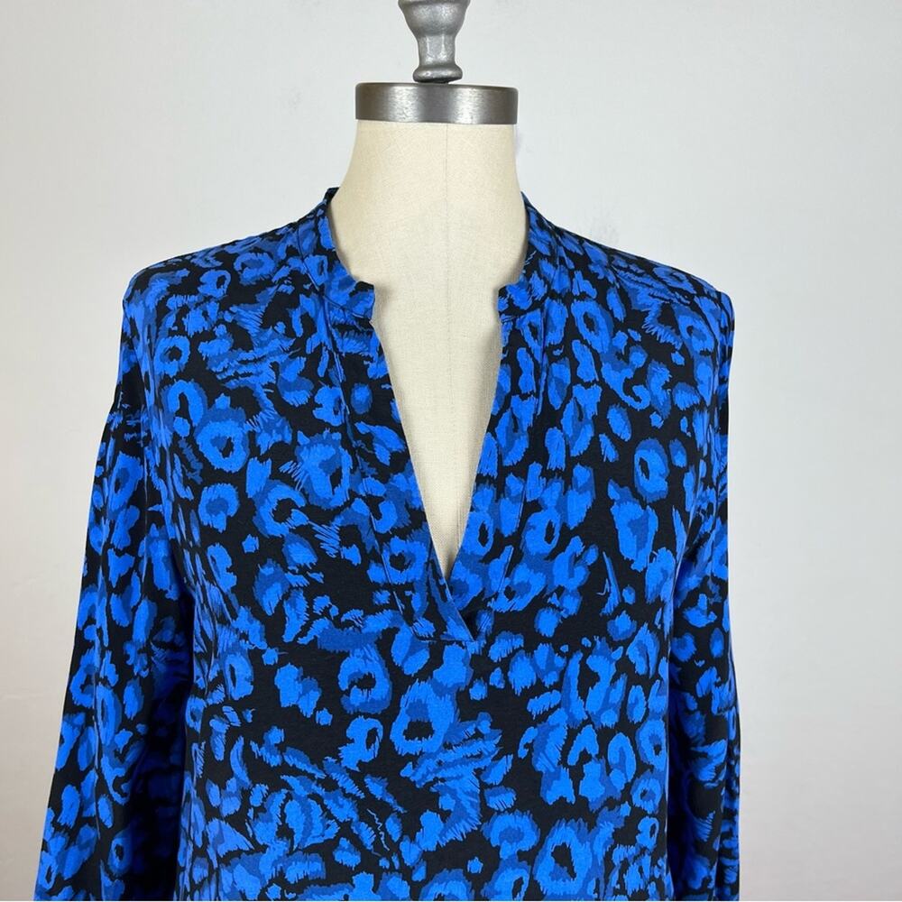 Whistles Drop Waist Dress In Jungle Cat Print View 4